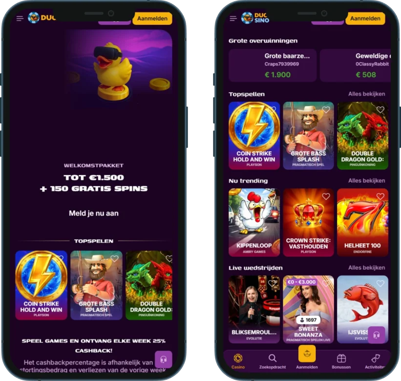 Slots op mobiel